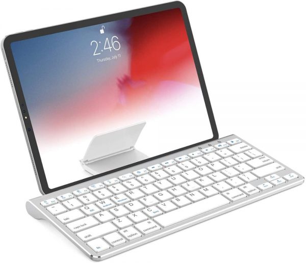 Wireless Bluetooth Keyboard with Sliding Stand